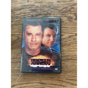Broken Arrow 1996 DVD Action Thriller John Travolta Christian Slater Pre-Owned